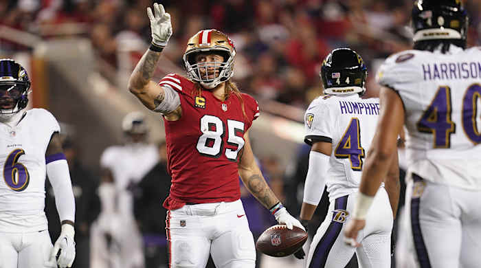San Franciaco 49ers tight end George Kittle